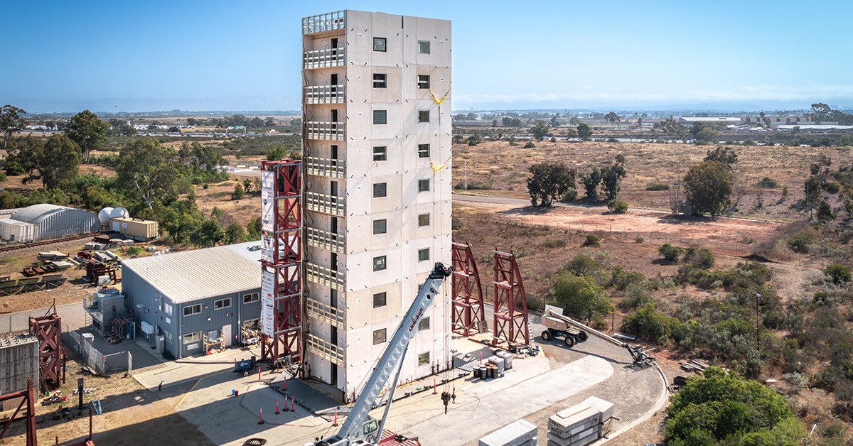 Media resources for upcoming tests of a 10-story cold-formed steel-framed building at the UC San Diego earthquake simulator